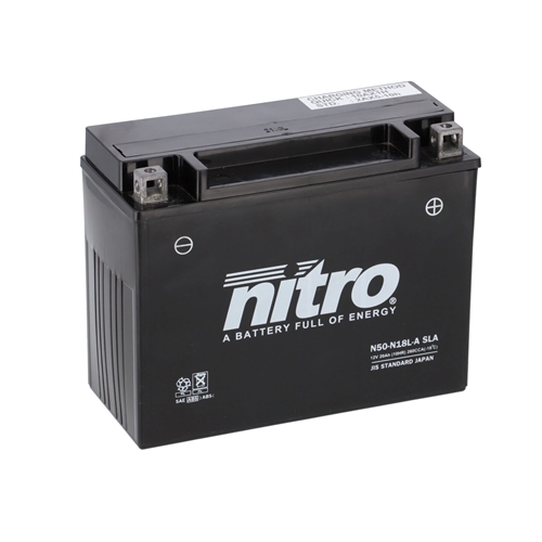 NITRO Gesloten batterij onderhoudsvrij, Batterijen moto & scooter, N50-N18L-A-SLA